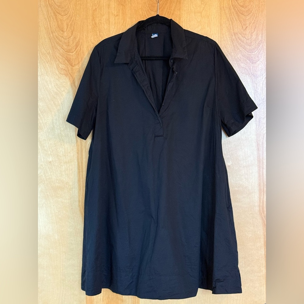 Black Short Sleeve Dress Old Navy